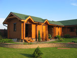Wood houses, log homes
