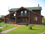 Wood houses, log homes