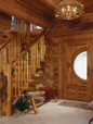 Wood houses interior