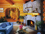 Wood houses interior