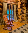 Wood houses interior
