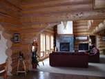 Wood houses interior