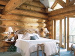 Wood houses interior