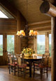 Wood houses interior