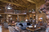 Wood houses interior