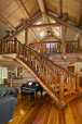 Wood houses interior