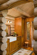 Wood houses interior
