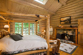 Wood houses interior