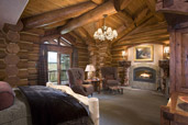 Wood houses interior