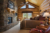 Wood houses interior