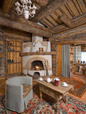 Wood houses interior