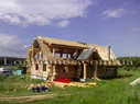 Portfolio/Slate-roofed log house