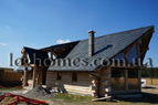 Portfolio/Slate-roofed log house