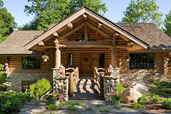 Wood houses, Log homes
