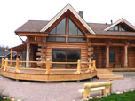 Wood houses, Log homes