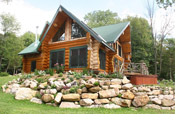 Wood houses, Log homes