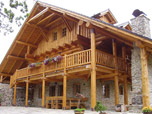 Wood houses, Log homes