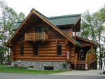 Wood houses, Log homes