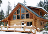 Wood houses, Log homes